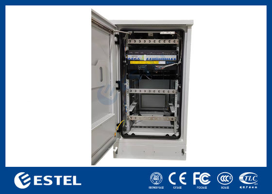 Outdoor Telecom Cabinet With 18kW Telecom Power System, DC Power Supply Rectifiers Telecom Equipment Cabinet