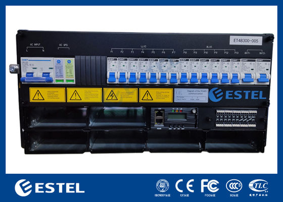 Sistema de energía de telecomunicaciones IP65 Recinto de energía exterior con rectificadores de 200A de 12kW