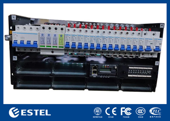 Sistema rectificador de corriente continua de telecomunicaciones industriales de trabajo pesado para suministro de energía redundante en infraestructuras críticas de misión