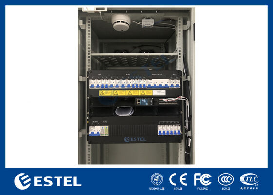 Gabinete de alimentación para exteriores IP65 para sistemas de energía de telecomunicaciones con rectificadores de 18kW 300A