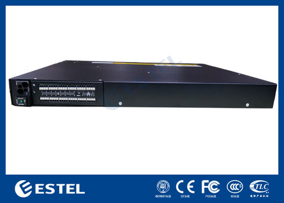 Sistema de alimentación para telecomunicaciones de 8kW en subrack 1U con ancho estándar de 19 pulgadas y múltiples puertos de comunicación para una red flexible