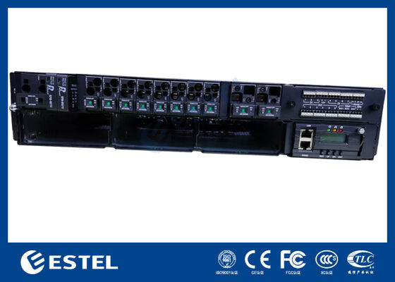 Gabinete de fuente de alimentación de CC personalizado de 5,22 kW para estación base de telecomunicaciones en sótano