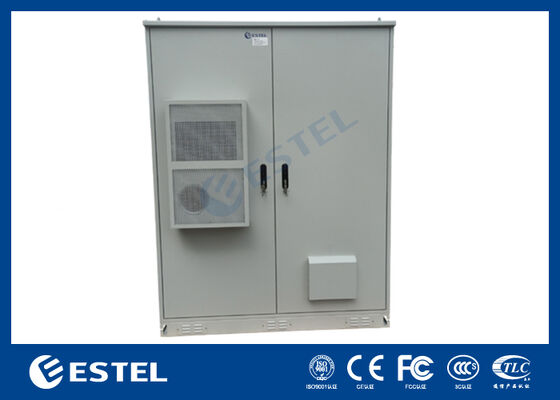 IP55 Two Cabin Telecom Power System with Two Compartments of Two Rows for Power and Battery