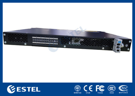 Sistema de alimentación de CC para telecomunicaciones con energía solar y gestión SNMP/Web