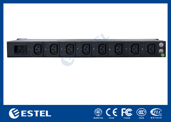 Unidad de distribución de energía de telecomunicaciones (PDU) de 48VDC    Sistema modular y montable en rack con entradas de varias baterías, interruptores de carga y monitoreo remoto para sistemas de comunicación