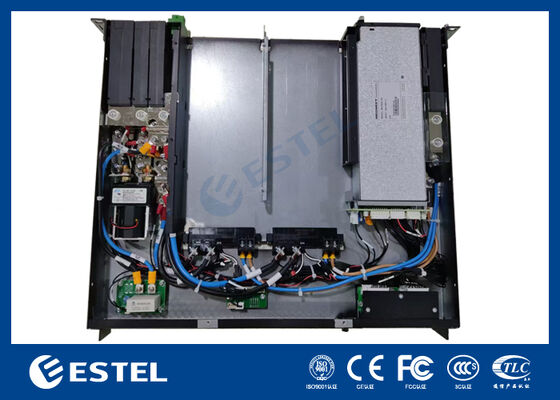Fuente de alimentación rectificadora de CC compacta para telecomunicaciones para redes de potencia media y aplicaciones de respaldo