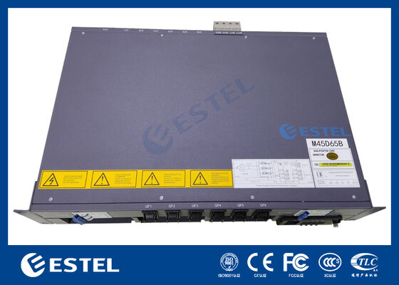 Sistema de alimentación de CC de 10U para aplicaciones de telecomunicaciones centrales y de energía industrial con rectificador modular