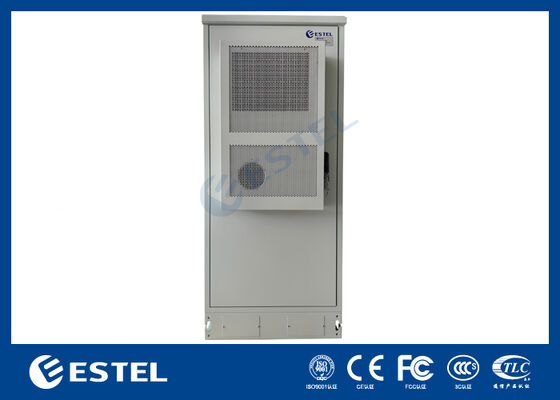 Cabinet de piso 32U exterior protegido de grado IP para infraestructuras críticas de telecomunicaciones