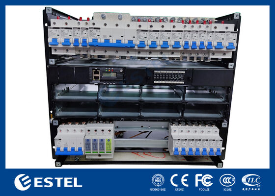 Sistema de alimentación de CC modular integrado con distribución de CA o CC Diseño de múltiples capas de salida de 48 V para aplicaciones de energía y telecomunicaciones