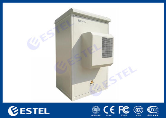 Aire acondicionado de DC que refresca la fuente de alimentación del recinto del soporte de poste con 21U estante de 19 pulgadas