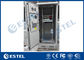 IP55 19&quot; sistema de enfriamiento al aire libre del aire acondicionado del gabinete de las telecomunicaciones del estante con el rectificador