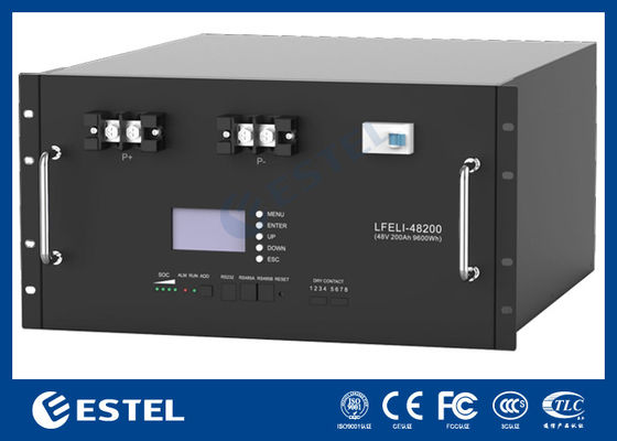 Batería de litio hierro fosfato de 48V 200Ah Batería LiFePO4 para sistema de energía de telecomunicaciones