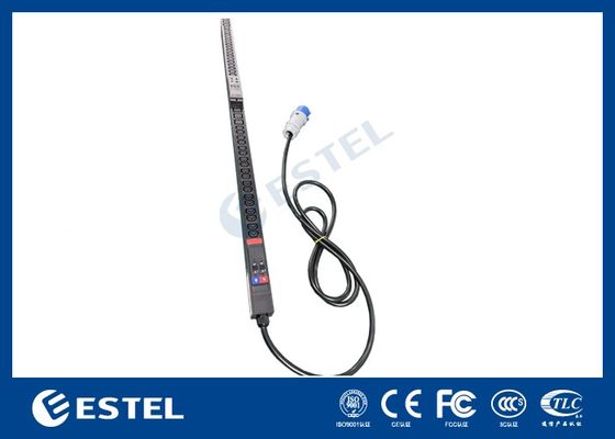 Unidad de distribución de energía de 32A 200-240V CA, montaje en rack vertical invertido PDU C13/C19