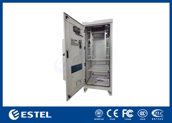 Recinto al aire libre de la telecomunicación del armario de alimentación de IP55 Sunproof con el enfriamiento de Exchnager del calor